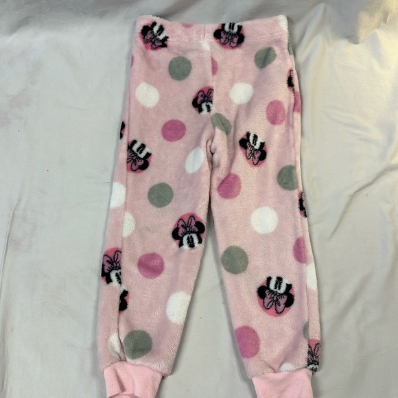 Disney - Minnie Mouse - pink fleecey/furry joggers. Size 2T - Picture 3 of 3